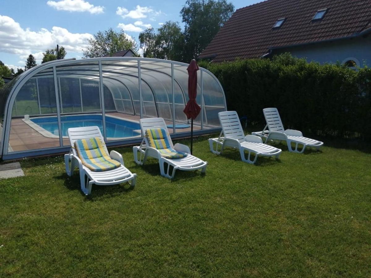 Balatonmáriafürdő Schoenes Ferienhaus Mit Grossen Pool 250 M Vom Balaton מראה חיצוני תמונה